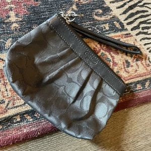 Coach wristlet! Barely used and in perfect condition!